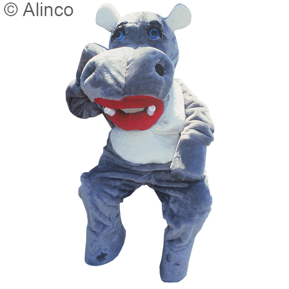 hillary hippo mascot costume