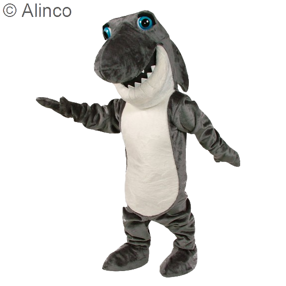 johnny jaws shark mascot costume