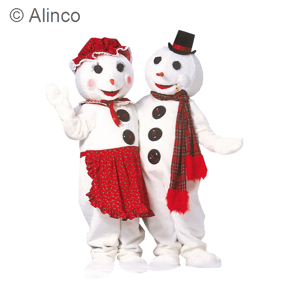 mrs snowman mascot costume