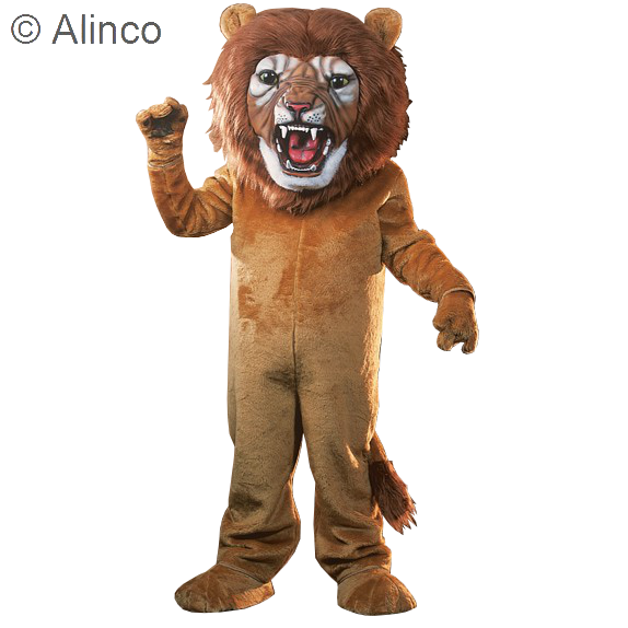 super lion mascot costume