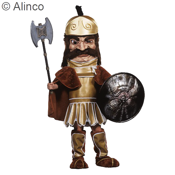 trojan warrior mascot costume