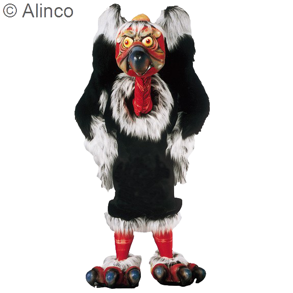 vincent von vulture mascot costume