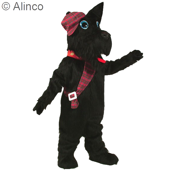 scottie dog mascot costume