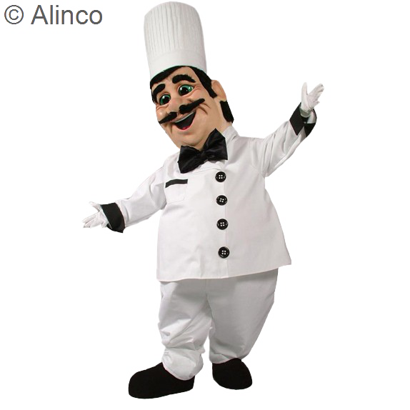 chef pierre mascot costume