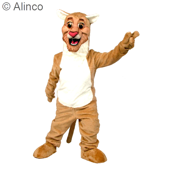 hap e cougar mascot costume
