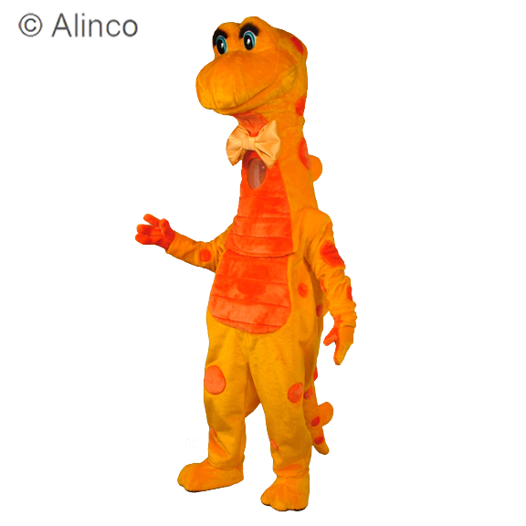 candy corn dino mascot costume