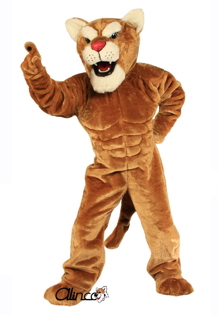 Peter Power Cat Cougar Mascot Costume - SKU 635