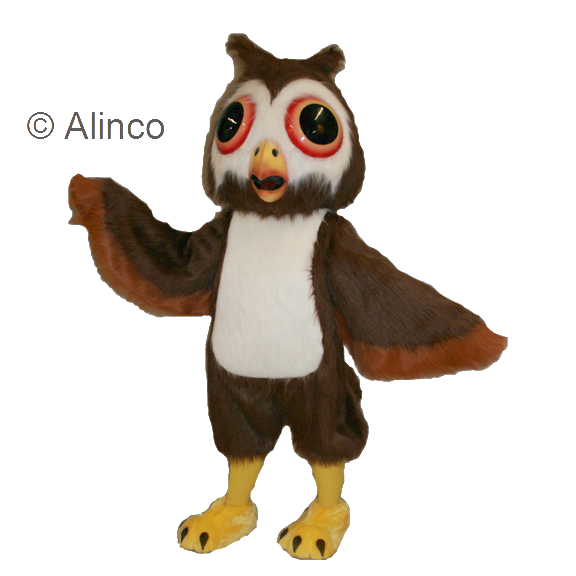 oliver owl mascot costume
