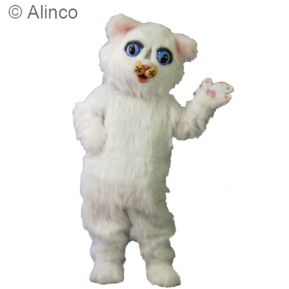 snowball kitty mascot costume