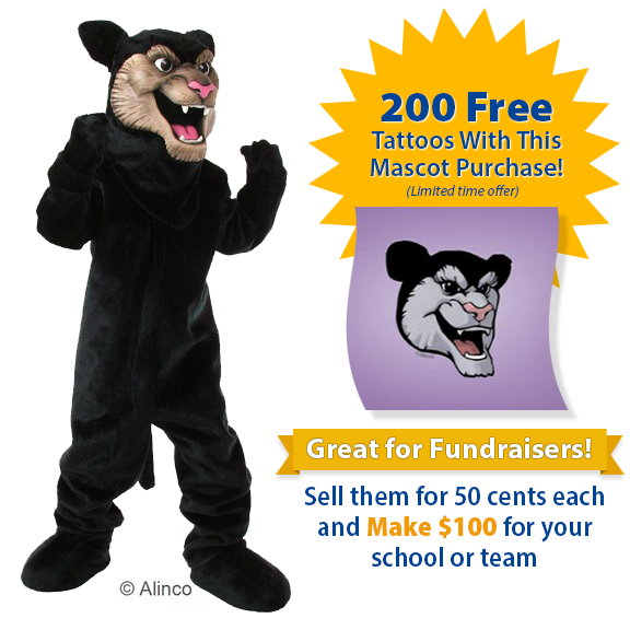 Padma Panther Mascot Costume - SKU 509