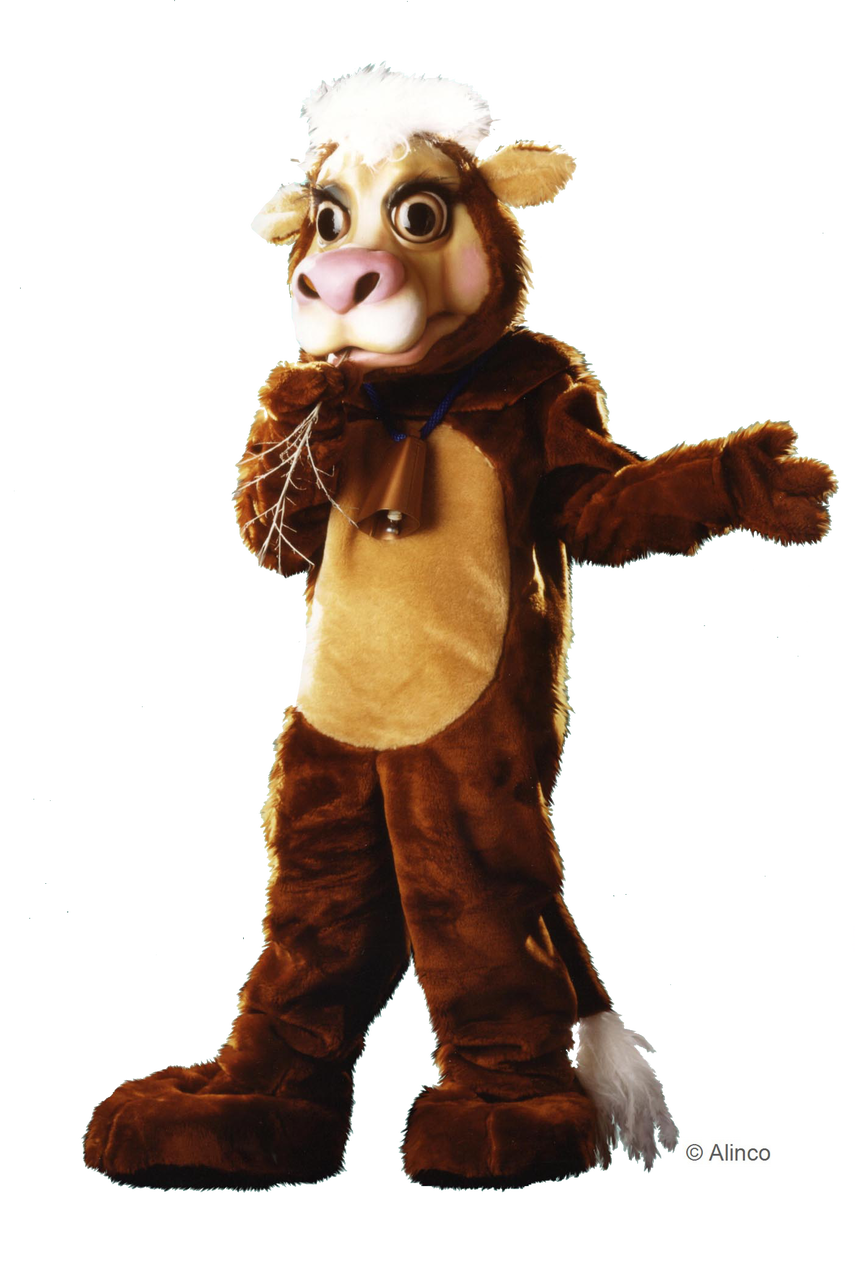 gertie cow mascot costume