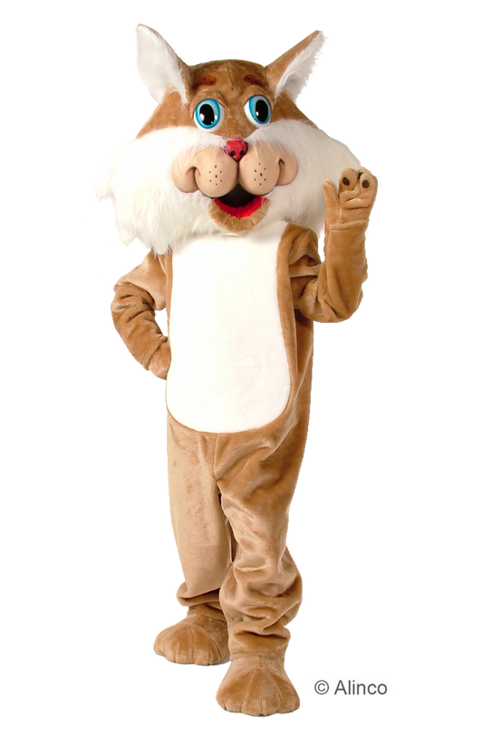 wirey wildcat mascot costume
