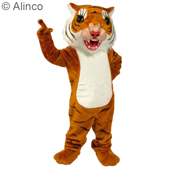big cat tiger mascot costume