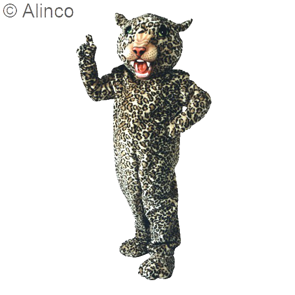big cat leopard mascot costume