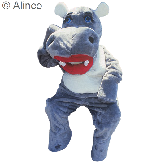 hillary hippo mascot costume