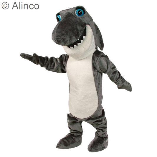 johnny jaws shark mascot costume