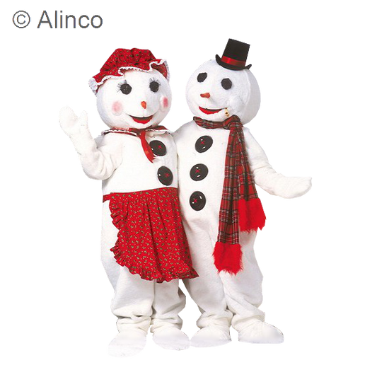 mrs snowman mascot costume