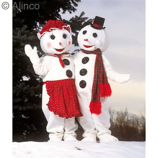 mr snowman mascot costume