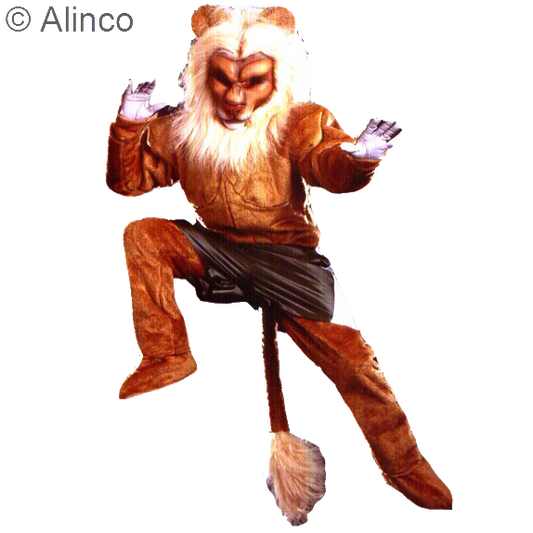proline lion mascot costume w deluxe mane