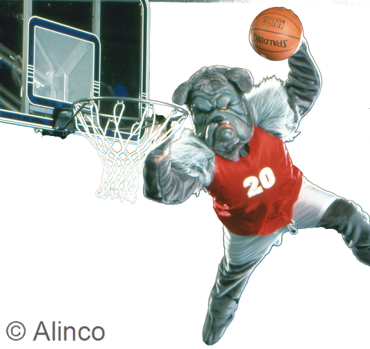 pro line bulldog mascot costume