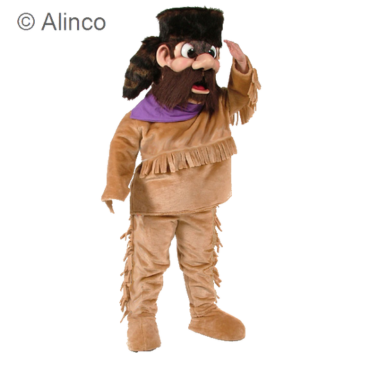 frontiersman pioneer mascot costume