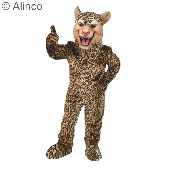 leopard cheetah jaguar mascot costume