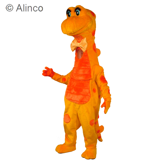 candy corn dino mascot costume
