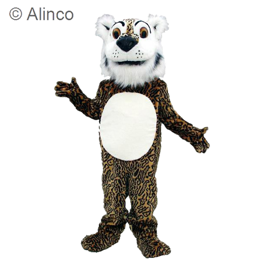 comic leopard mascot costume