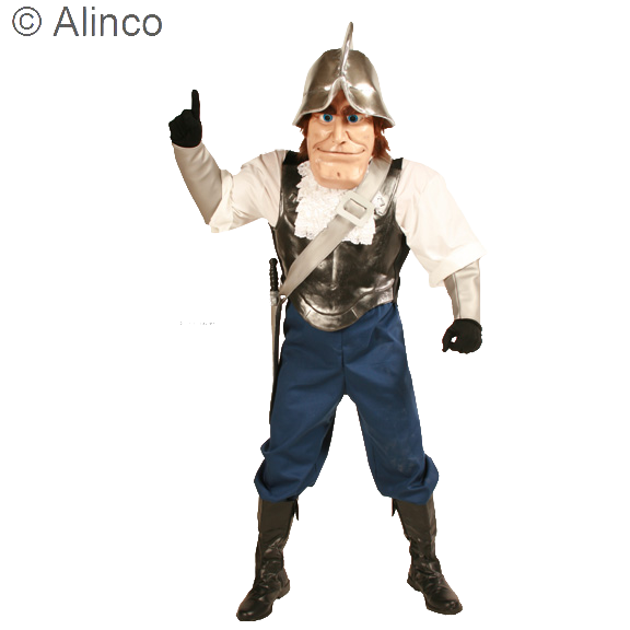 conquistador mascot costume