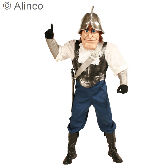conquistador mascot costume
