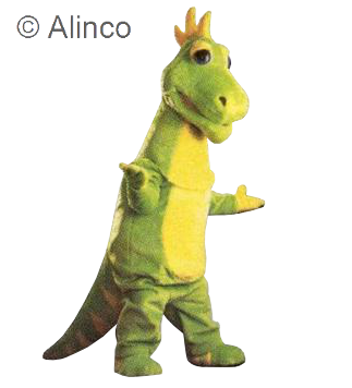 dizzy dinosaur mascot costume