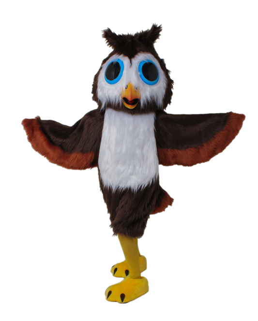 Blue Eye Oliver Owl Mascot Costume - SKU 68BLU