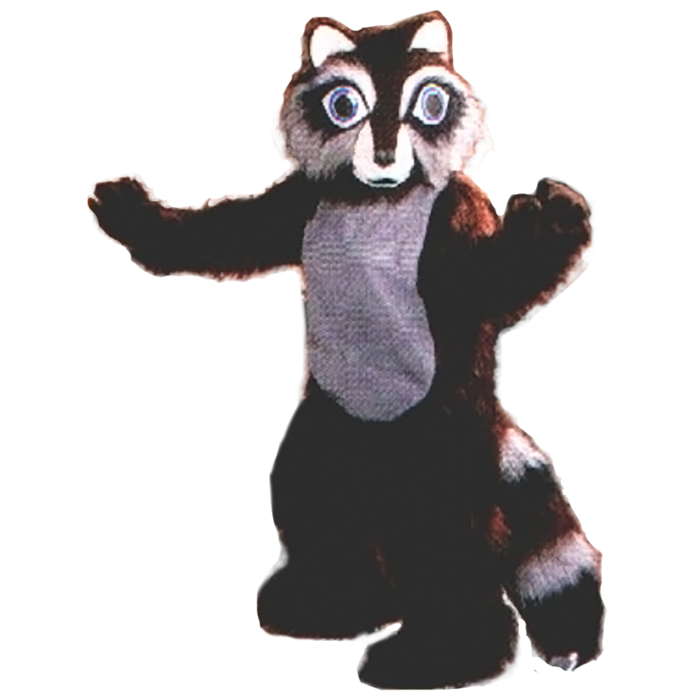 raccoon mascot costume