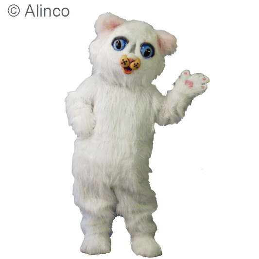 snowball kitty mascot costume