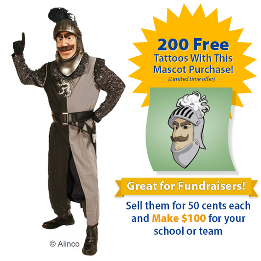 Grey Knight Mascot Costume - SKU 618