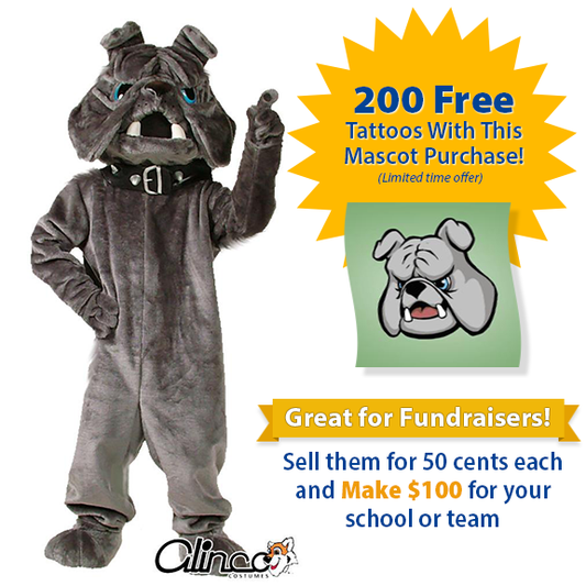 Buddy Bulldog Mascot Costume - SKU 15