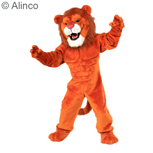 power cat lion mascot costume