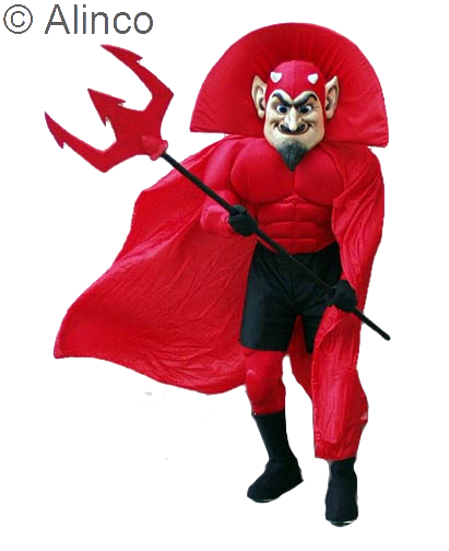 mr scratch devil mascot costume