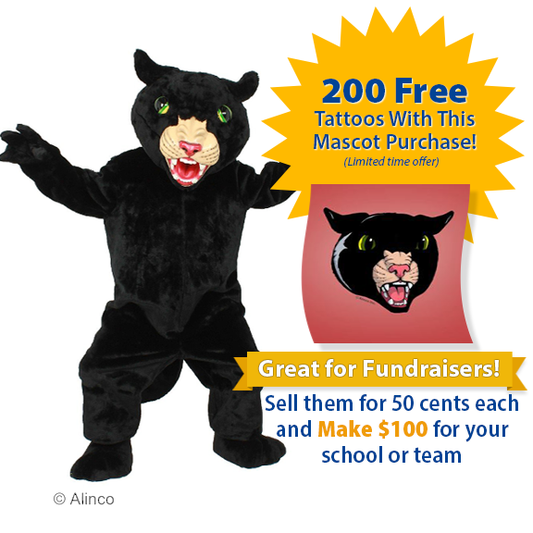 Big Cat Panther Mascot Costume - SKU 55