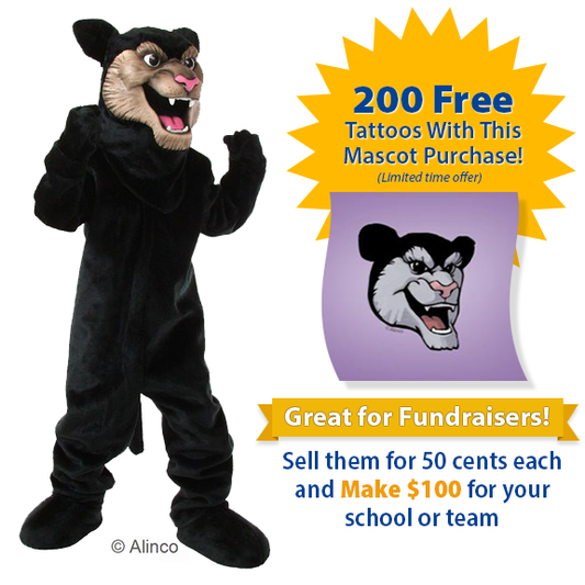 Padma Panther Mascot Costume - SKU 509