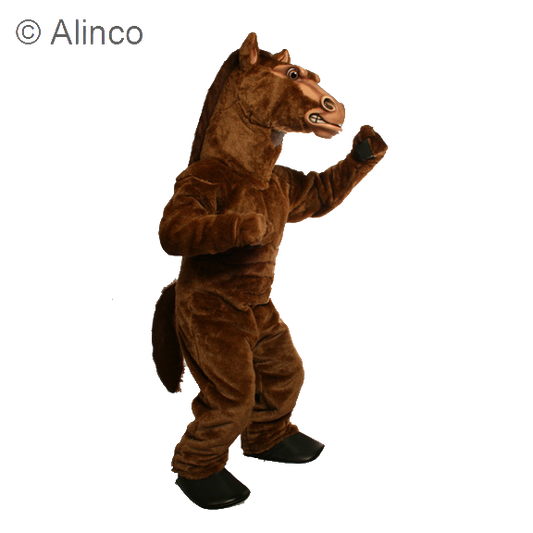 power fierce stallion mascot costume