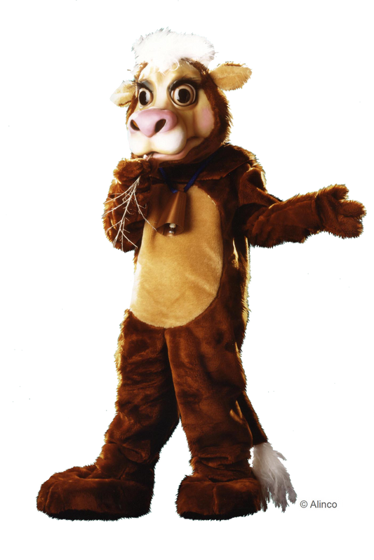gertie cow mascot costume